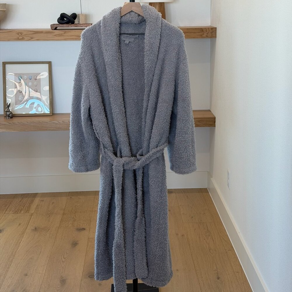Barefoot Dreams CozyChic® Adult Robe - Dove Gray - Size 1